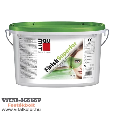 Baumit finishsuperiror beltéri kész glettanyag 5 kg-os vödrös kiszerelésben