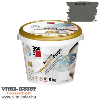 baumit baumacol 5 kg-os kszerelésű antracite színű fugázó anyag 