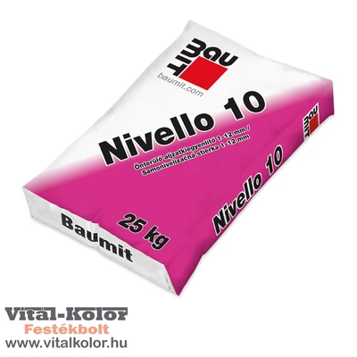 Baumit nivello 10 cementes önterülő ajzakiegyenlítő 25kg