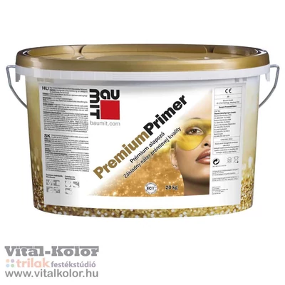 baumit premiumprimer prémium minőségű vakolatalapozó 20kg-os kiszerelésben