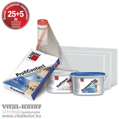 Baumit pro EPS homlokzati hőszigetelő rendszer