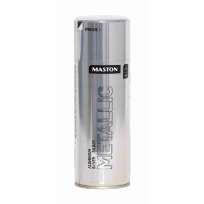 Maston Metál hatású festék spray ezüst 400ml