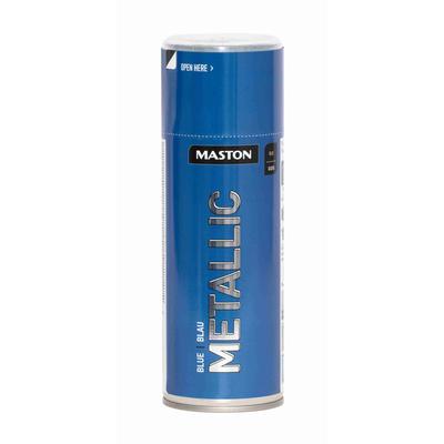Maston Metál hatású festék spray kék 400ml