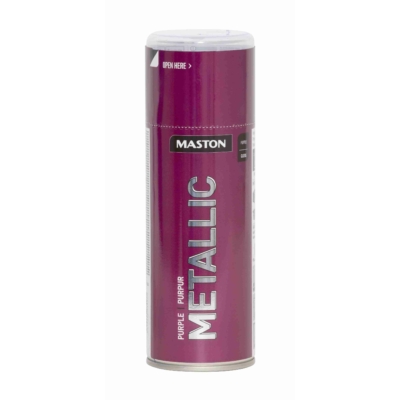 Maston Metál hatású festék spray lila 400ml