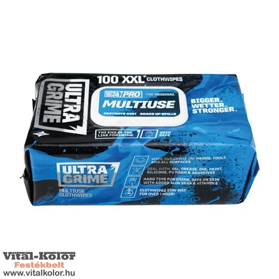 Ultragrime pro törlőkendő 100db