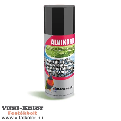 Alvikorr alapozó és zománc spray festék 400ml