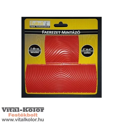 Euroll faerezett mintázó flóder gumi