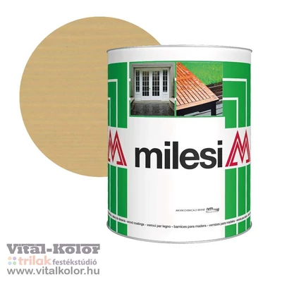 Milesi XGT 1002 vízhígítású viaszos vékonylazúr RAL 1002 5L