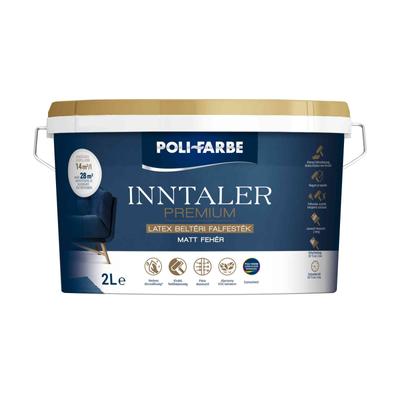 Poli-Farbe inntaler prémium 2 L-es latex alapú beltéri falfesték