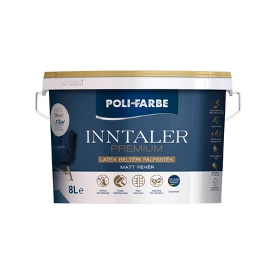 Poli-Farbe inntaler prémium 8 L-es latex alapú beltéri falfesték