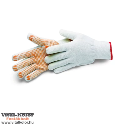 Schuller CottonStar Grip pamutkesztyű M