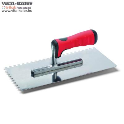 Schuller fogazott rozsdamentes glettvas 6x6 mm