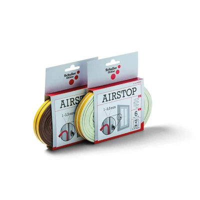 Schuller öntapadós P-profil ajtó és ablaktömítő szalag 2-5 mm fehér 6m