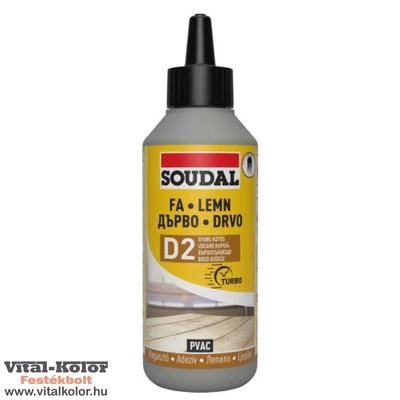 Soudal D2 gyorskötésű faragasztó 250g