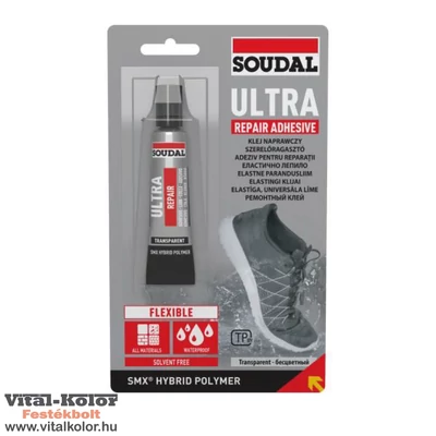 Soudal Ultra Repair cipő és szerelő ragasztó 20ml