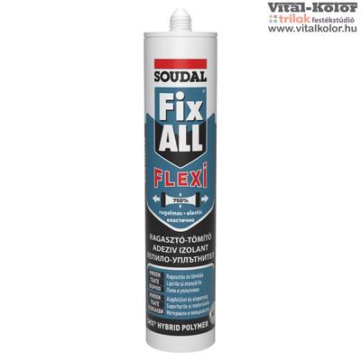 Soudal Fix-All Flexi rugalmas tömítő-ragasztó fehér 290ml