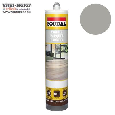 Soudal parketta tömítő világosszürke 290ml
