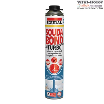 Soudal SoudaBond turbo ragasztóhab pisztolyos 750ml