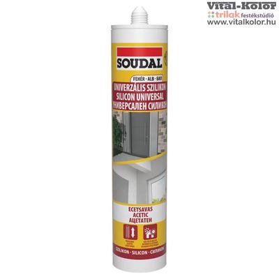 Soudal univerzális szilikon ecetsavas fehér 280ml