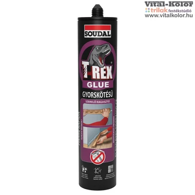 T-Rex szerelőragasztó gyorskötésű oldószeres 380g