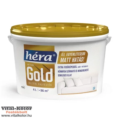Héra gold beltéri falfesték 4l