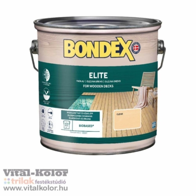 Bondex Elite vízbázisú favédő és ápoló olaj