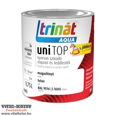 Trinát Aqua UniTop magasfényű zománcfesték