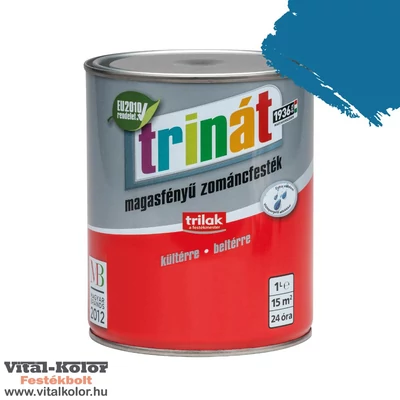 Trinát magasfényű zománcfesték kék 701 1l