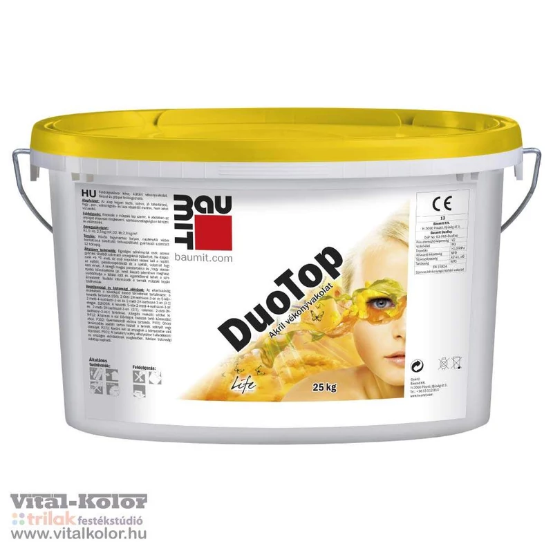 Baumit duotop homlokzati vékonyvakolat 1. színcsoport 25kg