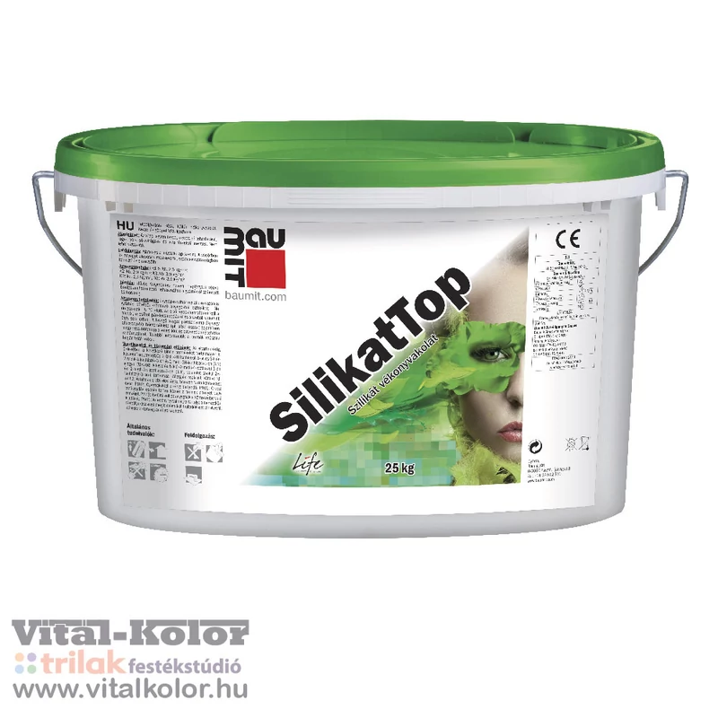 Baumit SilikatTop szilikát vékonyvakolat 1. színcsoport 25kg-os kiszerelésben
