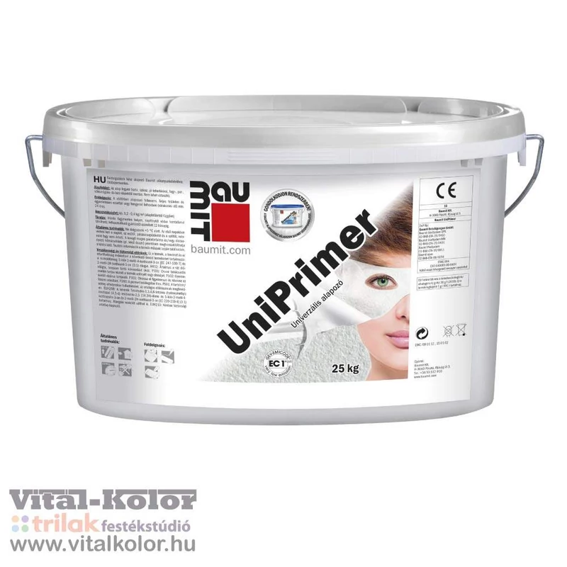 Baumit uniprimer vakolatalapozó fehér 5kg-os kiszerelésben