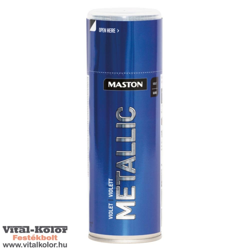 Maston Metál hatású festék spray viola 400ml