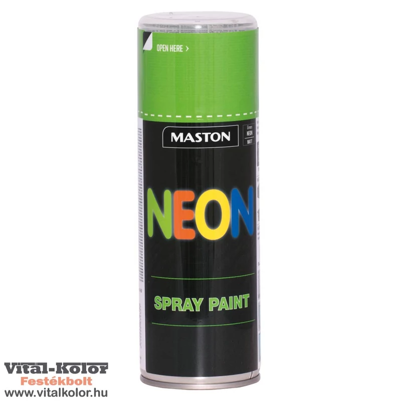 Maston Neon festék spray zöld 400ml