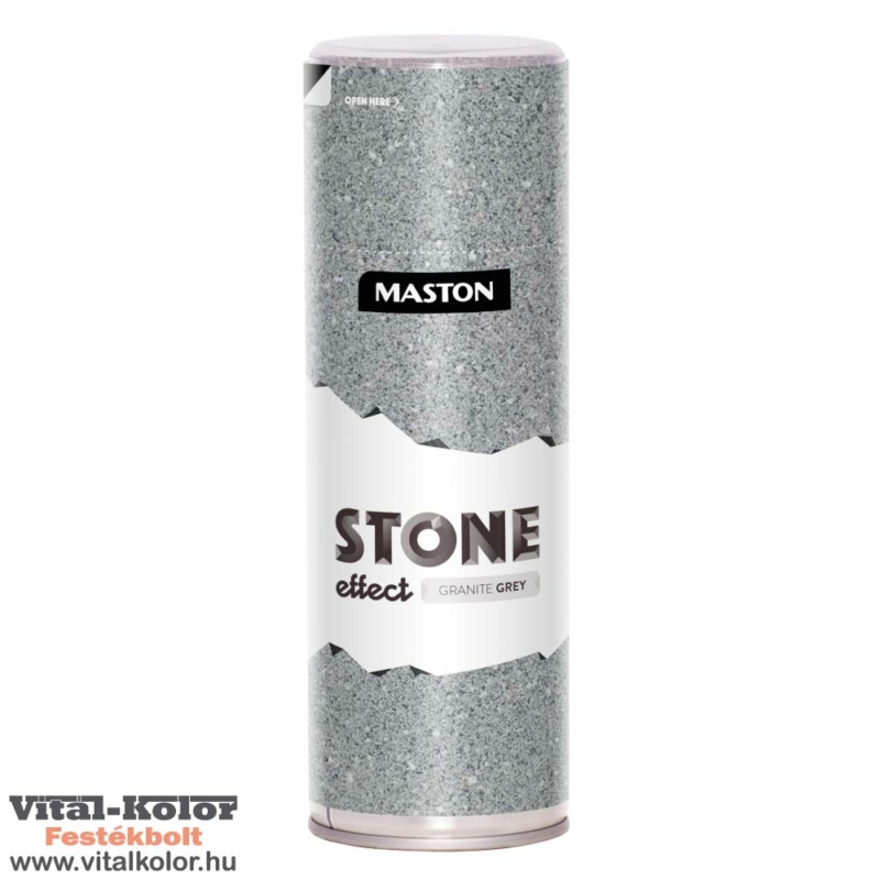 Maston Stone szürke gránitkő hatású festék spray 400ml