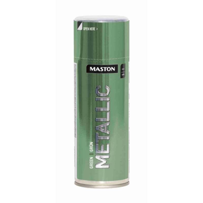 Maston Metál hatású festék spray zöld 400ml