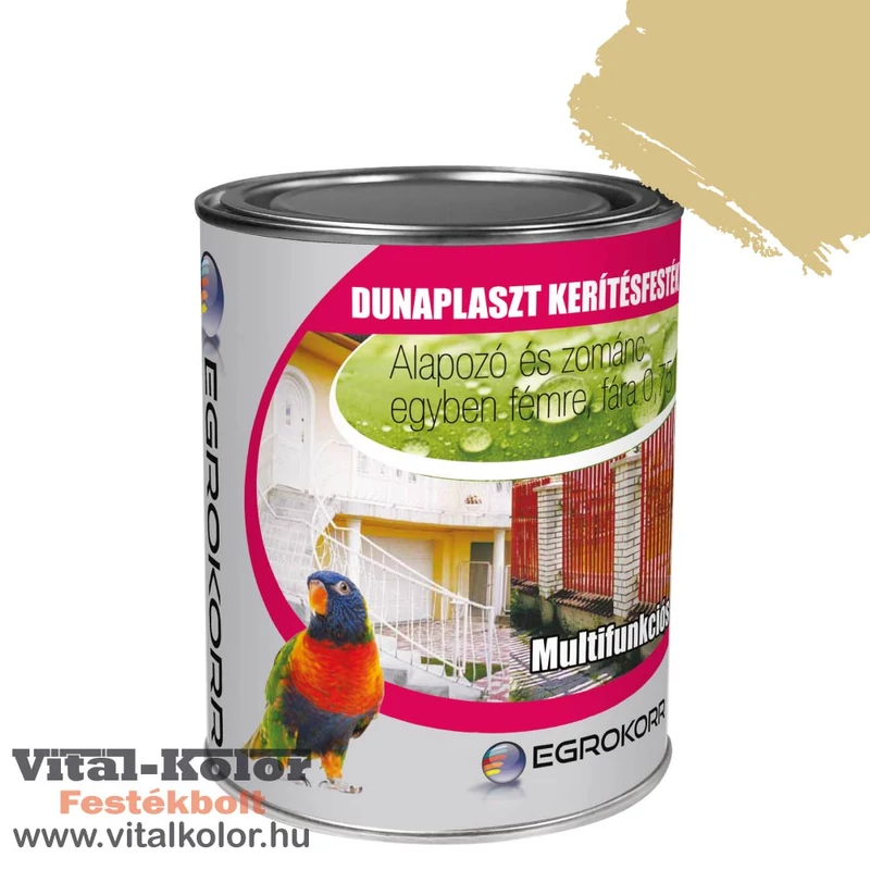 dunaplaszt keritésfesték krém 420 színben 0,75 literes kiszerelésben