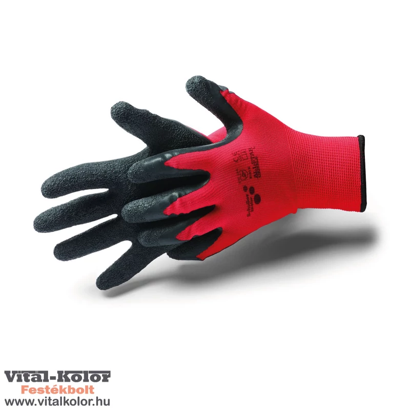 Schuller Allstar univerzális kesztyű latex bevonattal L