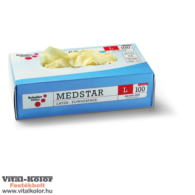 Schuller medstar latex kesztyű 100db-os M