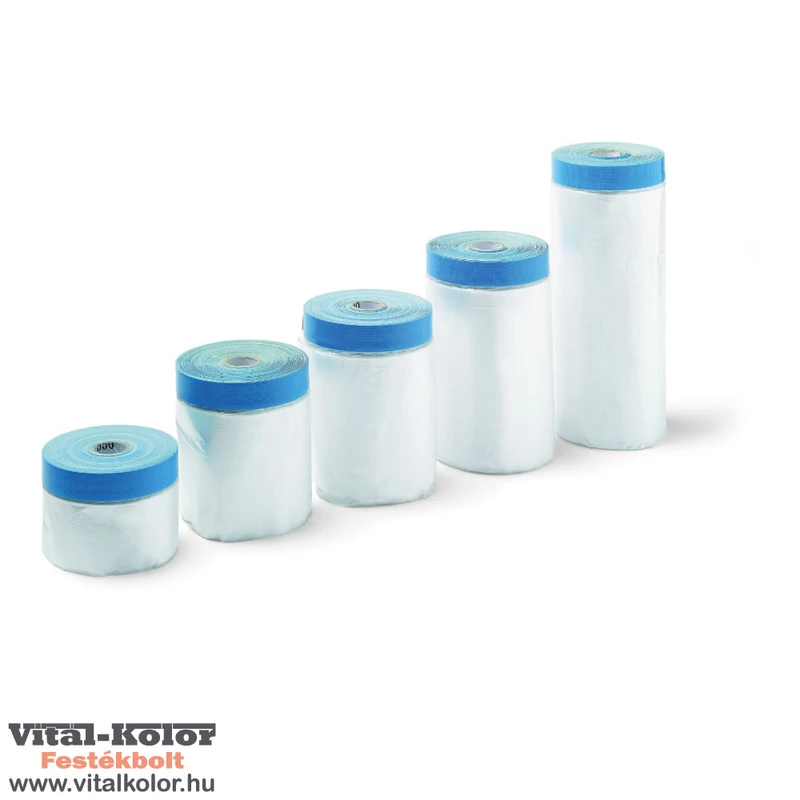 Schuller takarófólia kék szövet ragasztószalaggal 110cm x 20m