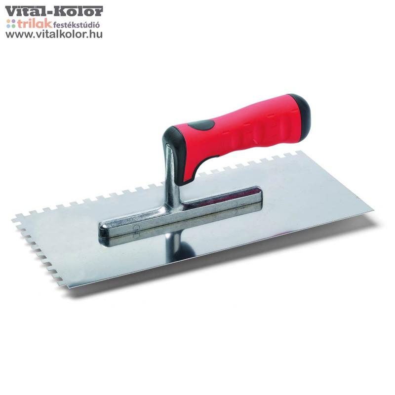 Schuller fogazott rozsdamentes glettvas 6x6 mm