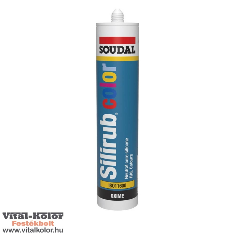 Soudal Silirub Color neutrális szilikon RAL 7016 300 ml