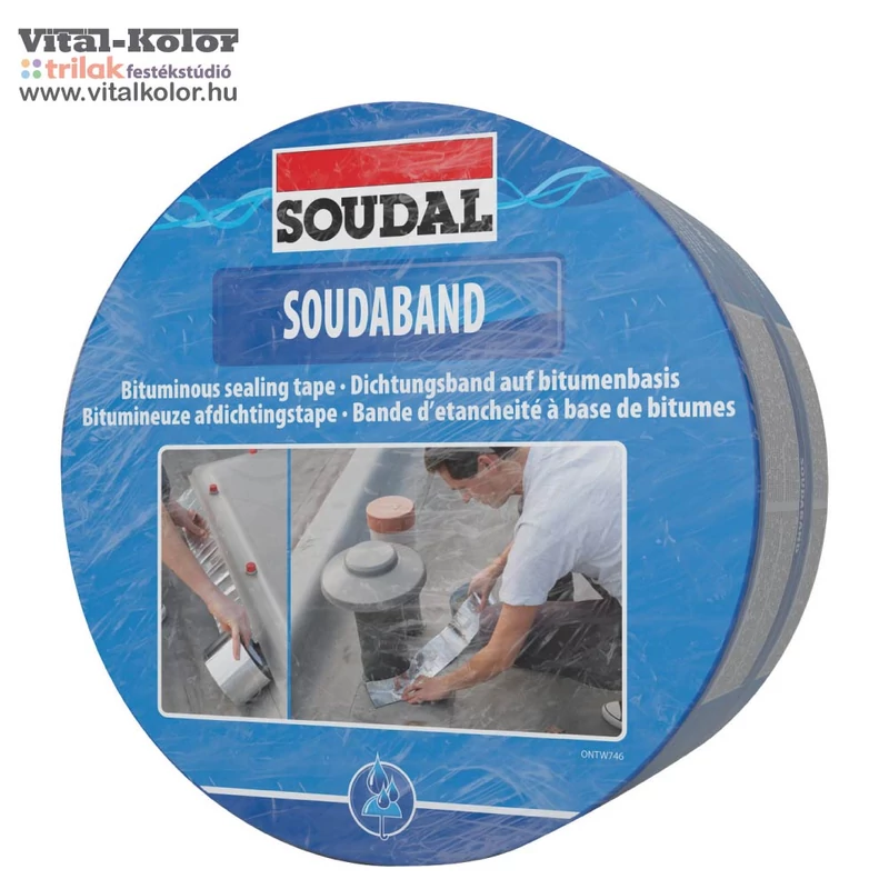 Soudal SoudaBand alu bitumenes tőmítőszalag 5cm x 10m