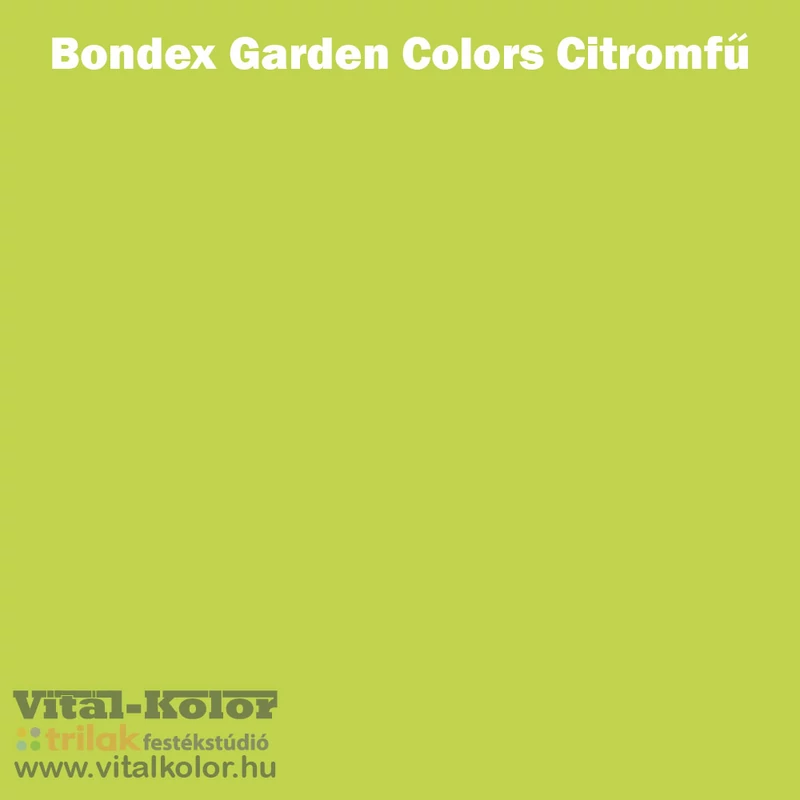 Bondex Garden Colors fedőlazúr Citromfű szín