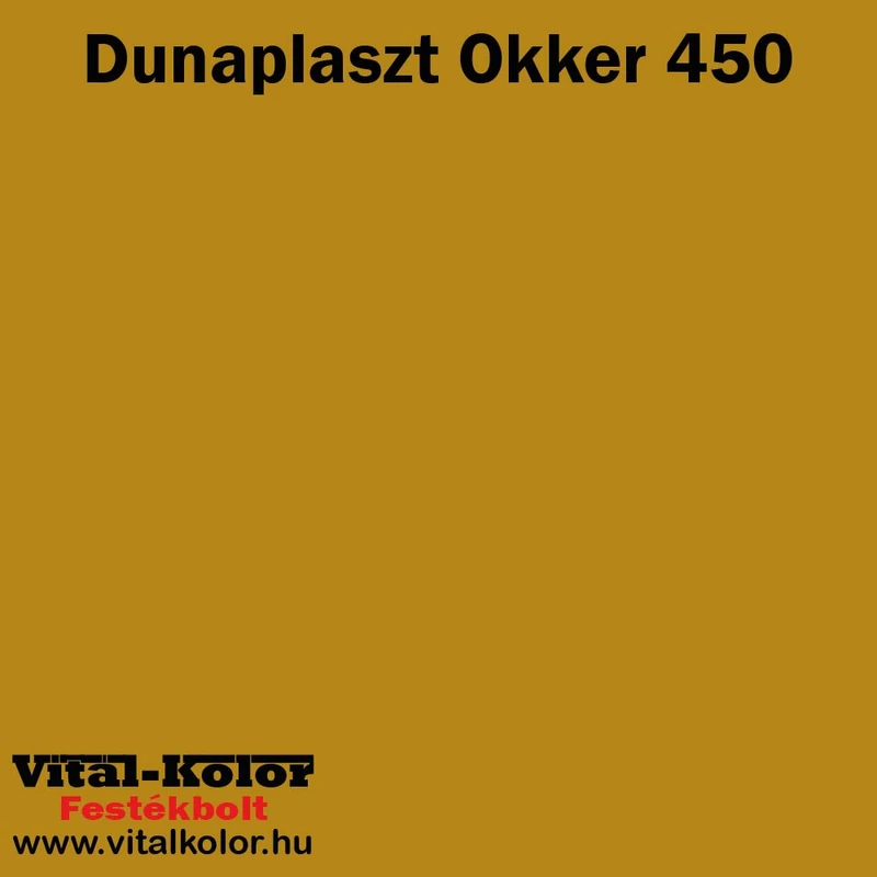 Dunaplaszt kerítésfesték okker 450 szín