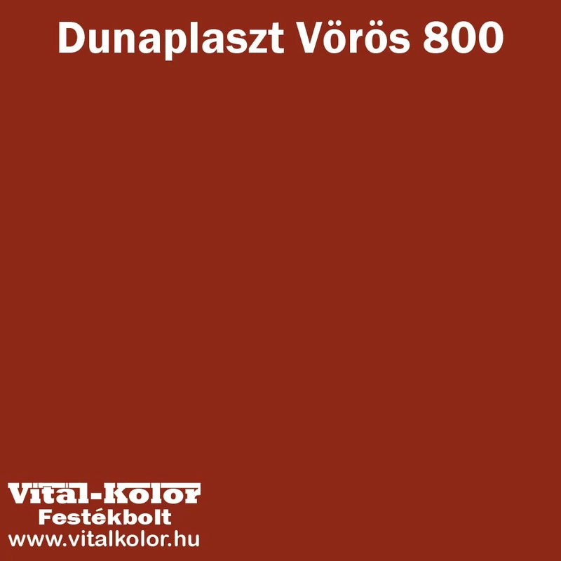 Dunaplaszt kerítésfesték vörös 800 szín