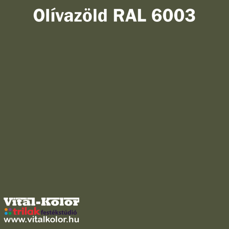 Trinát Aqua uniTOP RAL 6003 olívazöld szín