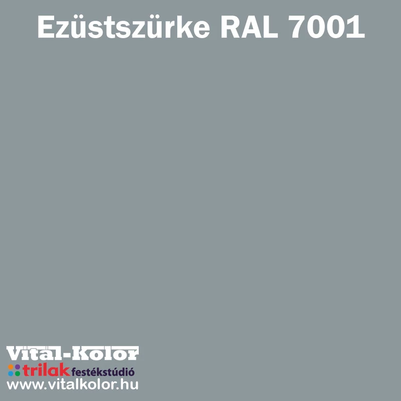 Dunaplaszt kerítésfesték szrüke RAL 7001 szín